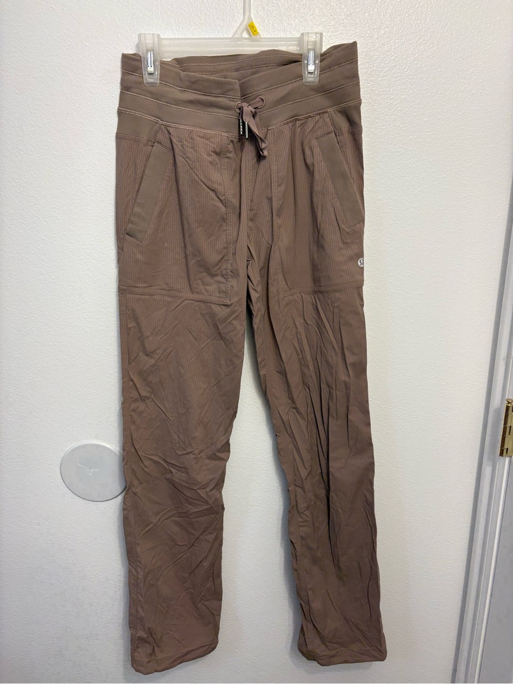 lululemon athletica Wide-Leg Drawstring Pants in Taupe